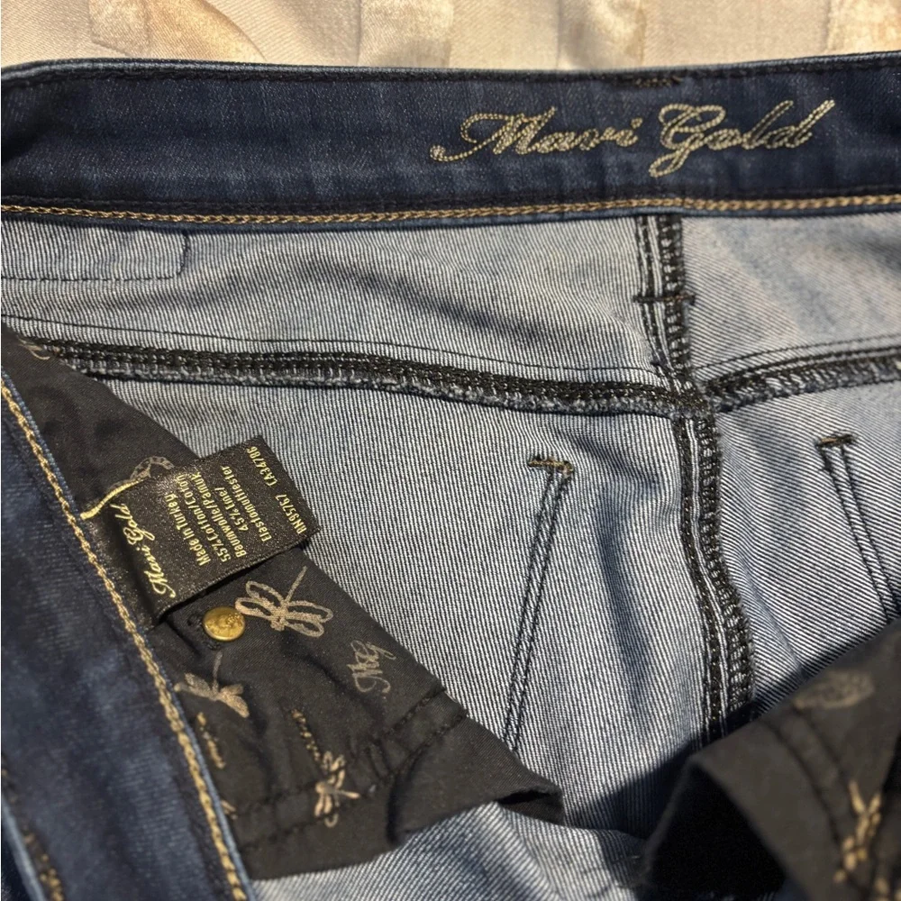 Mavi Gold Low Rise Dark Blue Skinny Jeans 27 x 30 - Picture 4 of 8